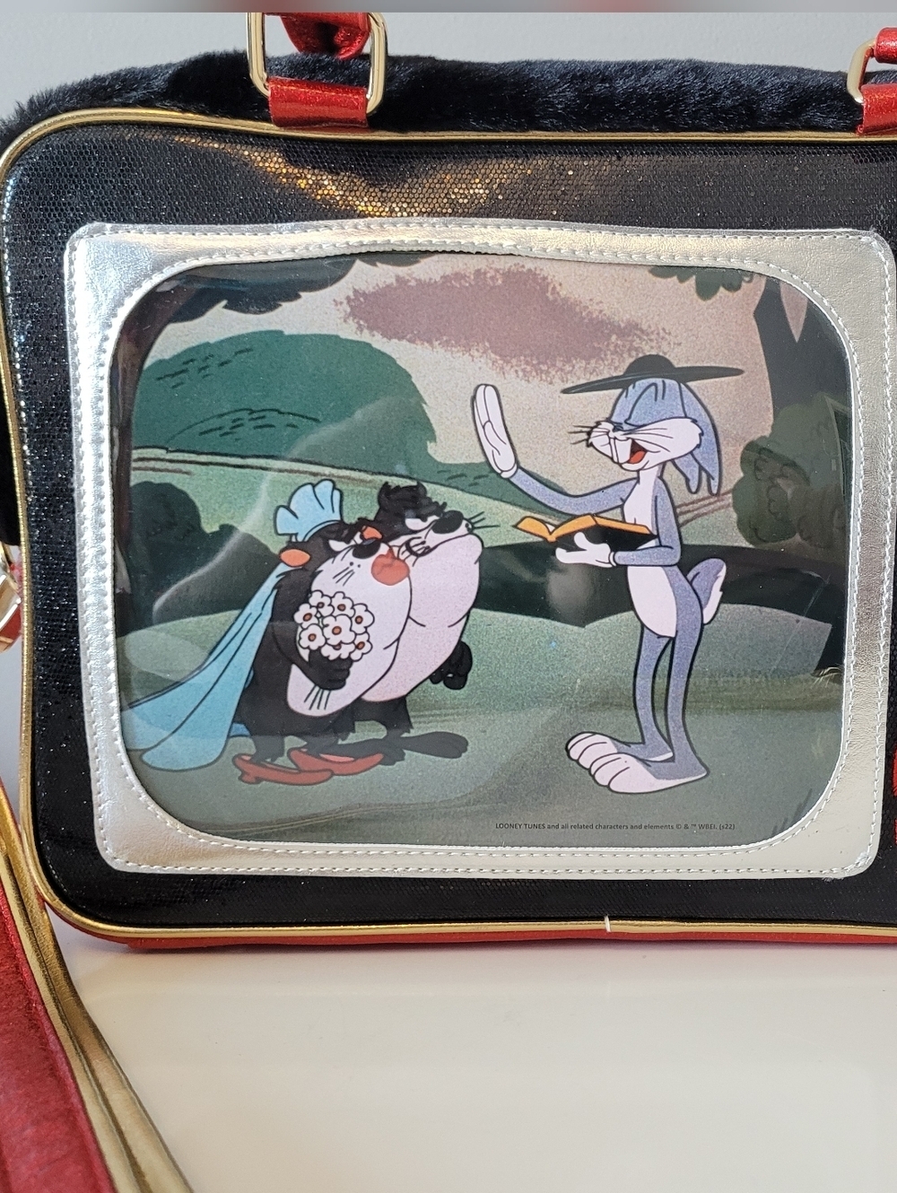 Irregular Choice Looney Tunes Tune In TV Screen Handbag, VGUC - Picture 3 of 12